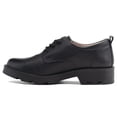 thumbnail image 4 of Zapato Escolar Dogi Niña Mocasin Piel Arco Ortopédico Negro 19, 4 of 5