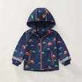 thumbnail image 5 of CAIVO Child Boys Girls Winter Coats Hooded Jacket Wear Kids Thicken Windproof Zipper Warm Outwear Long Sleeve Vacation Outerwear, 5 of 6