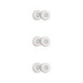 thumbnail image 4 of Redempat Headphones Replacement Ear Pads Easy To Durable And Soft Replacement Parts Unisex Breathable white 3Set, 4 of 6