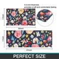 thumbnail image 7 of Pioneer Flower Floral Print Pattern Kitchen Rugs Sets Of 2,Anti Fatigue Kitchen Mat Rugs Non Slip Washable,Decorative Kitchen Floor Mats for Kitchen,Sink,Laundry,17"x30"+17"x47", 7 of 7