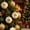 484#Gold, variant on 12 Pack 6cm Sequin Foam Christmas Ball Ornaments, Shatterproof Lightweight Pre Strung Hanging Design, Sparkling Embellishments for Tree Wreath Window Party DIY Decor Layout