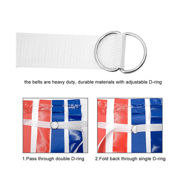 Ensemble Flag-Football INTCHE - 14 Ceintures Et 42 Drapeaux (21 Rouges, 21 Bleus) + 4 Cônes, PVC Durable