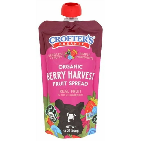 (Pack of 12) Crofters Organic Berry Harvest Fruit Spread 13 oz