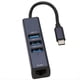 thumbnail image 2 of Adaptador USB C A Ethernet Puerto RJ45 Gigabit Ethernet Hub USB C 4 en 1 con Orificio de Almacenamiento para Computadoras Portátiles, 2 of 5
