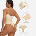 thumbnail image 4 of Ausyst Panties for Women Ladies Body Shaper Abdominal Lifter Hip Shaper High Waist Stretch Slimming Body Corset Underpants Briefs Clearance, 4 of 8