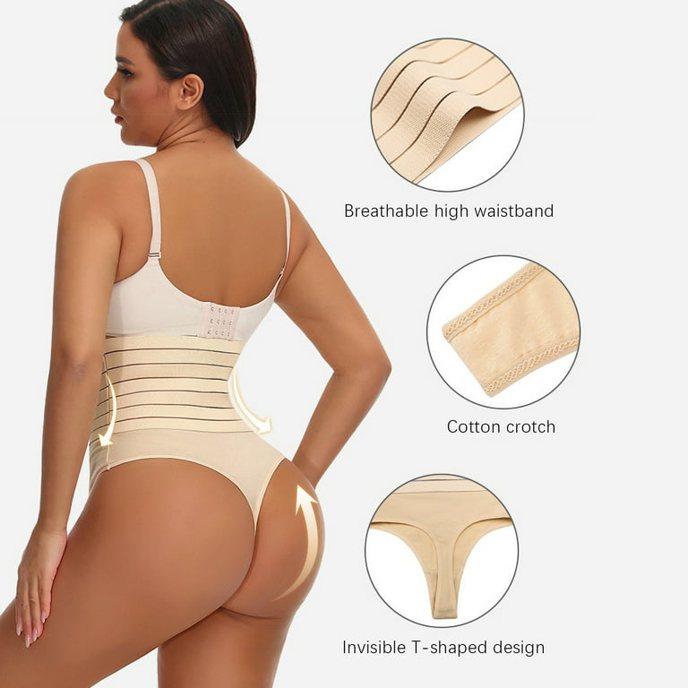 Cotton Underwear For Women Ladies Body Shaper Abdominal Lifter Hip Shaper  High Waist Stretch Slimming Body Corset Underpants Briefs on Clearance
