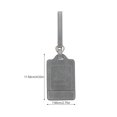 thumbnail image 4 of 4Pcs Luggage Tags PU Leather Suitcase Tags Luggage Identifiers Tags Hanging Travel Bag Labels, 4 of 8