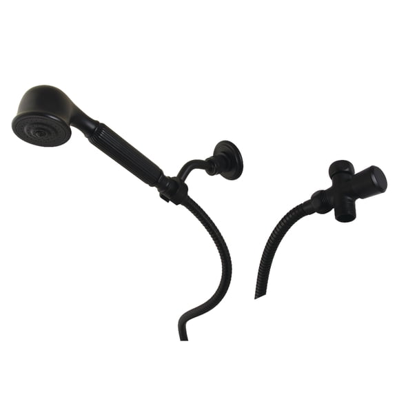 Kingston Brass KX1030BD Restoration Hand Shower Kit, Matte Black
