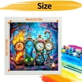 thumbnail image 4 of JYLMOOD Paint by Numbers for Adults Kits, DIY Easy Painting by Numbers for Gift Home Wall Decoration 16x16in without Frame, 4 of 6