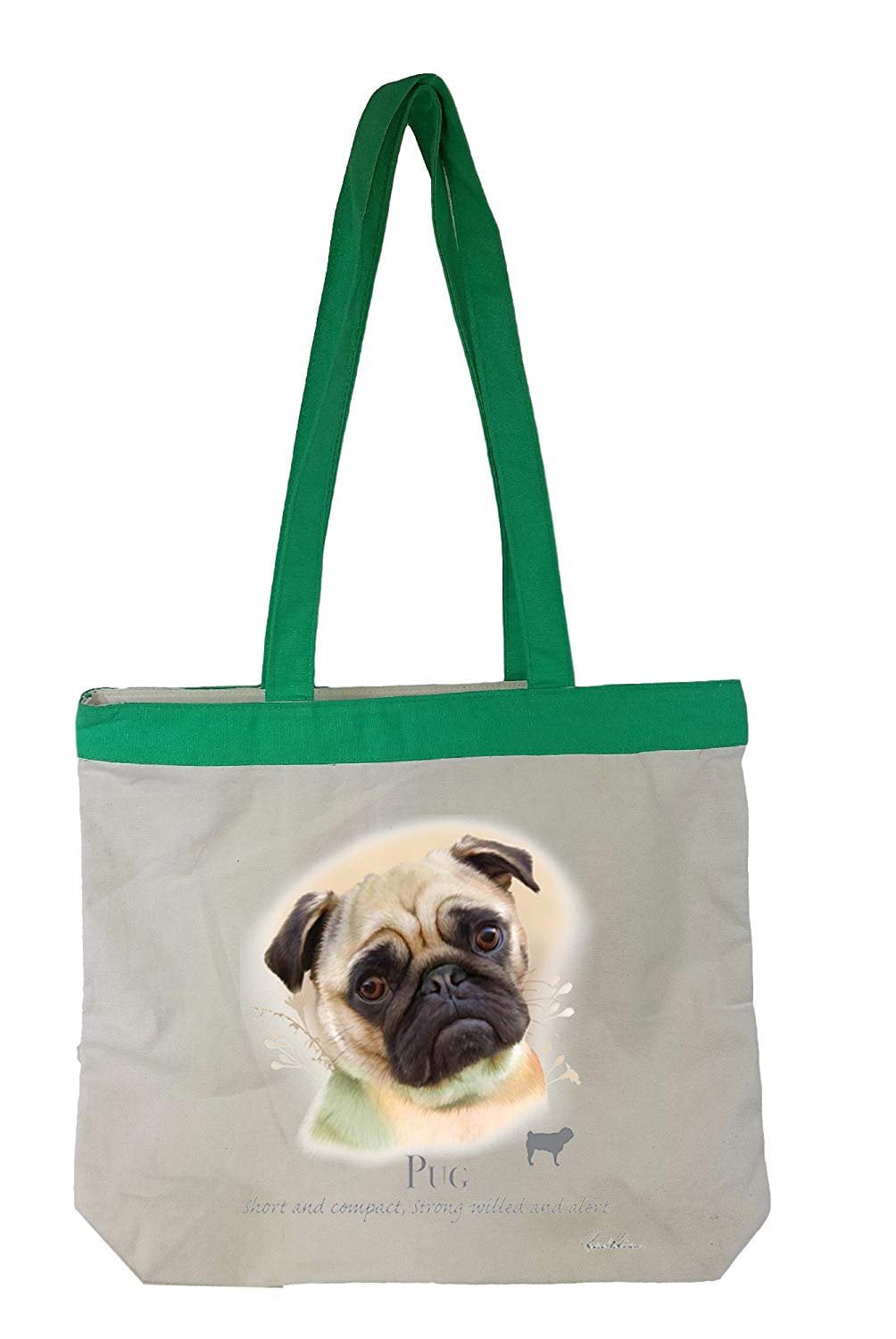 Mummy Nappy Bags Large Capacity Handbag Gym Sport Messenger Bag Pug Animal Print 