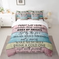 thumbnail image 3 of YST Ensemble de Douillette Simple 7 Pcs, Sac de Literie Réversible Toutes Saisons Simple, Ensemble de Literie Simple Ultra Doux avec Douillette de Camping Rustique, Drap Plat, Drap-Housse, Taies d'Oreiller, Couvre-Oreillers, 3 of 5