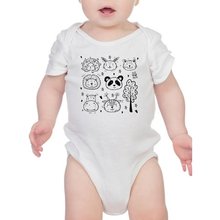 

Kiddie Animals Drawing Bodysuit Infant -Image by Shutterstock 24 Months