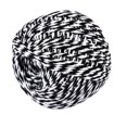 thumbnail image 2 of Cotton Thread Weave Socks Clothes Hats Clothing Practicing Prop Sewing Rope Multicolored 100 Meters for Beginners DIY Ropes black + white, 2 of 8