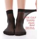 thumbnail image 3 of 12 pares de calcetines de nailon para mujer - Calcetines transparentes 20D (negro) Rojo Verde, 3 of 5