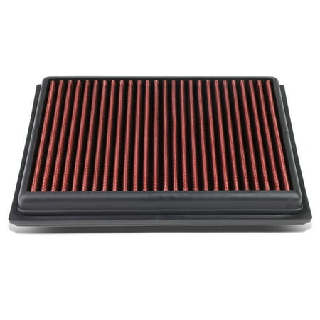 Nissan Sentra Fender Replacement - Nissan Sentra / Rogue / Infiniti FX/Q Reusable & Washable Replacement High Flow Drop-in Air Filter (Red)
