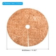 thumbnail image 2 of Uxcell 12" Coconut Fiber Mulch Ring Mat Tree Protector Root Soil Cover, 3 Pack, 2 of 5