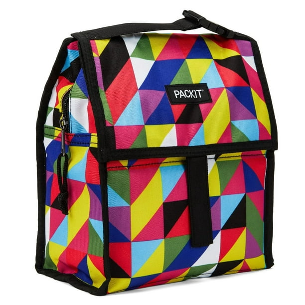 PackIt Freezable Lunch Bag with Zip Closure, Paradise Graphix Walmart