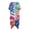 American Flag Design, variant on FLOWER FLAG Womens Kimono Swimsuit Cover Up Polyester Breathable Free Size Long Kimono Swimsuit Cover Up for Friends