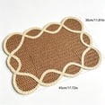thumbnail image 2 of Fareti Paper Woven Placemat with Vintage Design, 45x30cm Heat Insulation Table Mat for Dining Table, 2 of 4