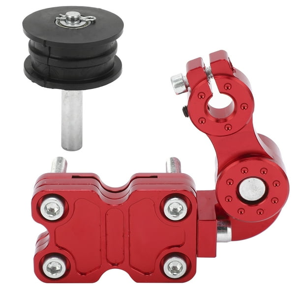 Tensor de cadena de motocicleta, ajustador automático Universal para ATV, vehículo todoterreno, moto de cross (rojo) Jadeshay A