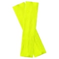 thumbnail image 3 of Wrapables 80's Style Neon Fluorescent Ribbed Leg Warmers, Lemon, 3 of 5