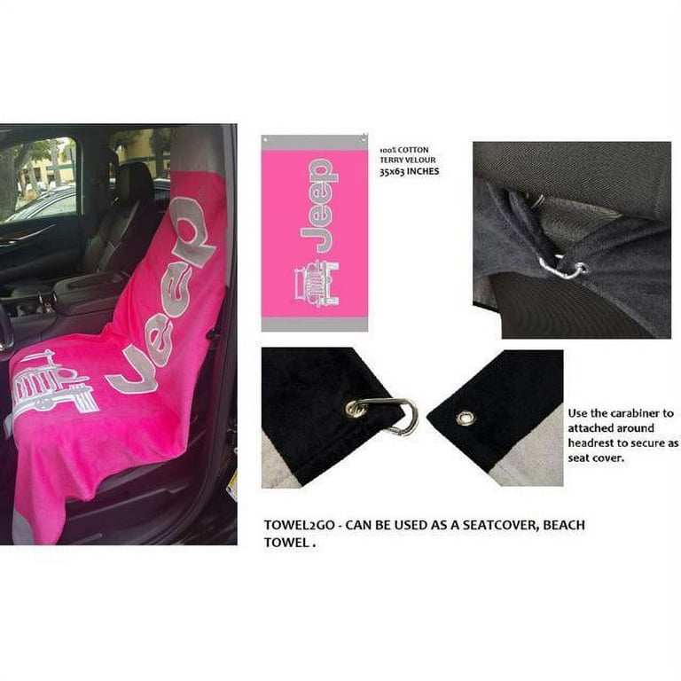 Seat Armour T2G100P Towel2Go Pink Seat Cover for jeep Walmart