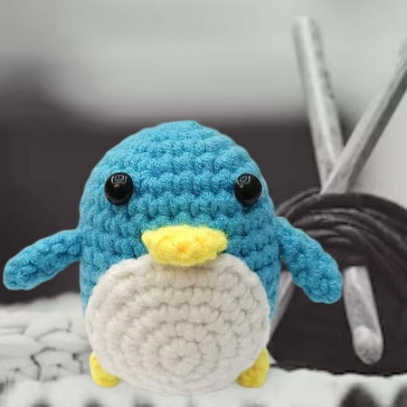 

Crochet Sewing Craft DIY Needlework Creative Hand Knitting Toy Stuffed Plush Doll for Starter Handicraft Lovers Birthday Gift Pendants