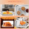 thumbnail image 3 of GCQ Toaster Oven Replacement Tray for Cuisinart TOA-26 TOA-28 AFR-25 Air Fryer Convection Oven, 10.7 x 9.8 Inch Air Fryer Grill Pan Toaster Oven Accessories, 3 of 7