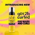 thumbnail image 3 of got2b Curled Flexible Curl Foam for Wavy & Curly Hair, Lightweight Hair Mousse, 6.7 oz, 3 of 8