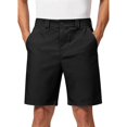 thumbnail image 2 of Leidass Men's Golf Dress Shorts 9" Lightweight Casual Shorts for Men with 4 Pockets Quick Dry Breathable Work Shorts Black S, 2 of 6