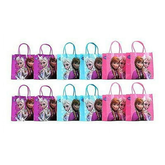 12PCS Disney Frozen Authentic Goodie Party Favor Gift Birthday Loot Bags Elsa