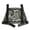 Black, variant on Lady Lace Square Neck Bralette Insert Overlay Modesty Panel Vest Cleavage Cover Modesty Panel