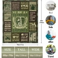 thumbnail image 3 of Veteran Gifts Blanket, Gifts for Veterans, Vietnam Veteran Gifts, Veteran Gifts for Men, Navy/Army/Marine Veteran Gifts, Hard Head Veterans, Veterans Day Gifts, Military Gifts, 3 of 7