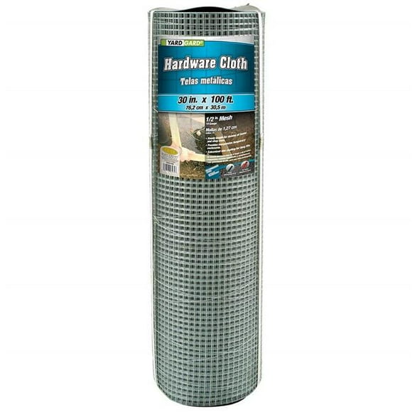 Yardgard 19 Gauge 0.5 Po. Maille 2.5 x 100 Pi. Tissu Galvanisé pour Quincaillerie