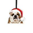 thumbnail image 1 of WIRESTER Acrylic Ready to Hang Ornament, Hanging Ornaments for Christmas Tree Holidays Party Home Office Xmas Tree Decoration Gift - Animal English Bulldog Sad, 1 of 7