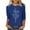 10Blue, variant on PuLe Long Sleeve Shirts for Women Womens 3/4 Length Sleeve Tops Casual Three Quarter Sleeve T-Shirts Round Neck Cute Tunic Tops Summer Blouses for Women 2024 