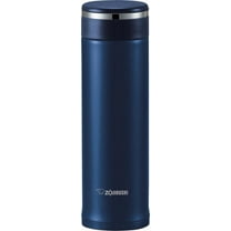 Zojirushi Stainless Steel Mug with Tea Leaf Filter-16oz-Deep Blue SM-JTE46AD