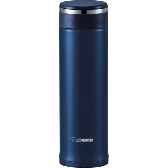 Zojirushi Stainless Steel Mug with Tea Leaf Filter-16oz-Deep Blue SM-JTE46AD