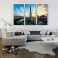 thumbnail image 2 of ARTCANVAS Seoul South Korea Lotte World Tower Skyline Canvas Art Print - Size: 60" x 40" (0.75" Deep) (3-Piece), 2 of 9