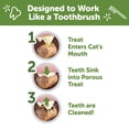 thumbnail image 3 of Wellness WHIMZEES Cat Dental Treats, Freshens Breath, Chicken and Tuna Flavor, 4.5 oz Bag, 3 of 7