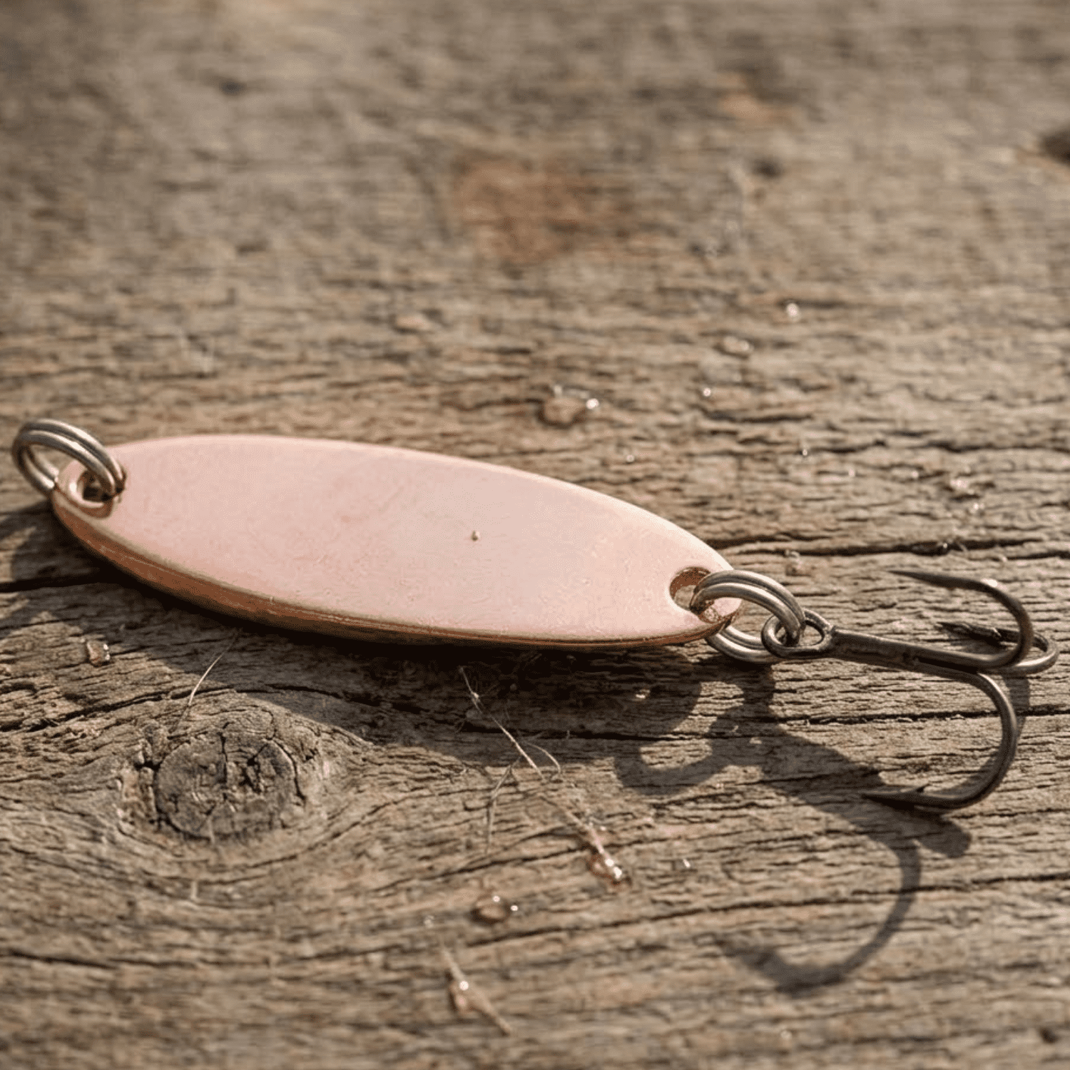 (3 pack) Ozark Trail Casting Spoon Fishing Lure 1/8 oz. – Copper