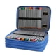 thumbnail image 3 of Estuche para lápices con cremallera de cuatro capas y 200 agujeros de gran capacidad para bolígrafos de colores, 3 of 5