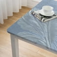 thumbnail image 5 of HAOXIT Home Fashions - Water- and Stain-Resistant Vinyl Tablecloth with Flannel Backing 46*46, 5 of 8