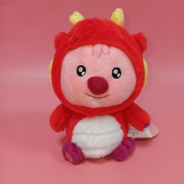 Muñeco de peluche loopy, pequeño castor, Ruby, serie con diseño marino, Jersey cruzado, regalo de cumpleaños creativo
