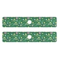 thumbnail image 7 of Yayeee Faucet Mat for Kitchen Sink 30" Diatomite Long Splash Guard Pad, Green Tennis Pattern, 2 Pack, 7 of 7