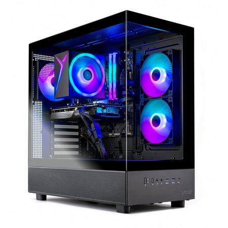 Skytech Azure Gaming PC Desktop AMD Ryzen 5 5500 NVIDIA Geforce RTX 4060 1TB SSD 32GB RAM Windows 11