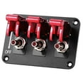 thumbnail image 1 of Car Toggle Switch Panel, Toggle Switch Panel, Installation Of Power Off Switch, Pre-Drilled Mounting Holes Design Electrical Devices Home For DIY For Racing Car, 1 of 8