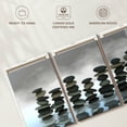 thumbnail image 6 of Elephant Stock Zen Stones Wall Art - Horizontal Multi Panel Canvas - 3 Pieceliving Room Wall Decor - Photography Wellness Multi Panel - Gray And Black Decor - 26" x 12", 6 of 8
