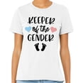 thumbnail image 2 of Keeper of the Gender Shirt Unisex Large White, 2 of 5