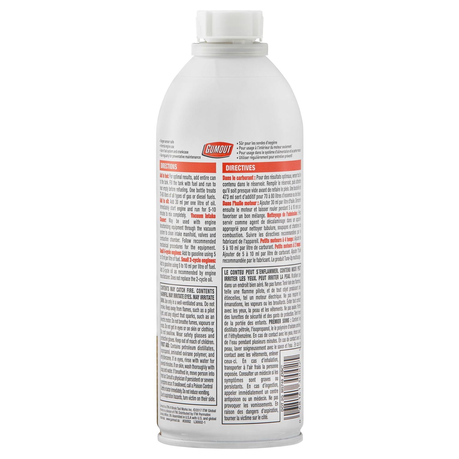 Mise au point traitment tout usage Gumout 473 ml